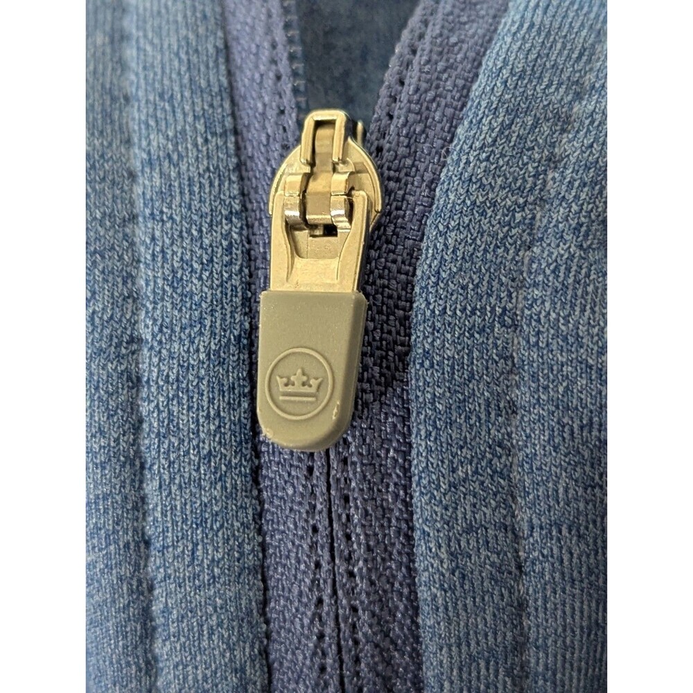 Peter Millar Perth Performance Golf Pullover Mens XL Blue Ombre L/S !/4 Zip Logo - Picture 8 of 10